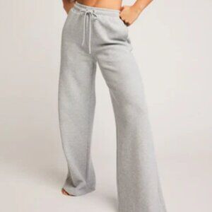 Negative Underwear Waffle Knit Track Pant in Heather Grey